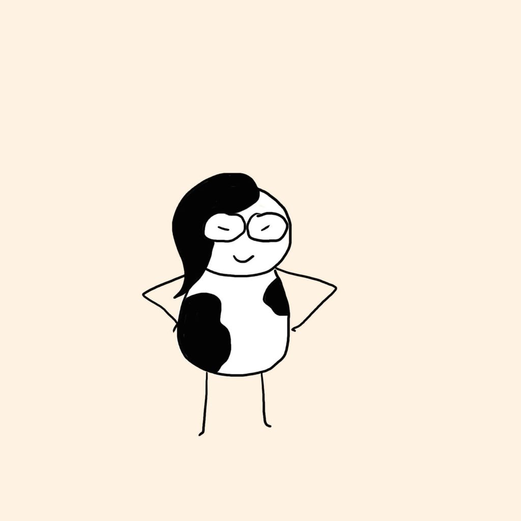cartoon of me looking pleased with myself.